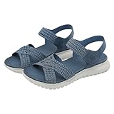 TYUIOP Sandalen Plateau Damen Espadrilles Sandalen Breite Füße Damen...