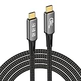 USB4 Kabel, mit Thunderbolt 4 Kabel,240W Ladekabel 40Gbps...