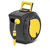 WEYIMVTO Schlauchaufroller, 30 m/100 Fuß automatisch einziehbarer...