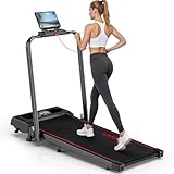 Laufband für Zuhause, VANNECT Walking Pad, 1-12 km/h Klappbares Laufband...