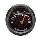 ETOPARS 52mm Automotor Kfz Zeiger Öltemperatur Messgerät Kit Temperatur...
