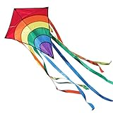 CIM Kinder-Drachen - Rainbow Eddy RED - Einleiner-Flugdrachen für Kinder...