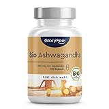 Bio Ashwagandha - Hochdosiert mit 1980mg je Tagesdosis (660mg pro Kapsel) -...