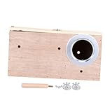 Happyyami Holz Vogelzuchtbox für Kleine Kreativer Inkubator Nistplatz und...