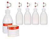Octopus 5 x 100 ml Quetschflaschen, Spritzflaschen aus LDPE mit...