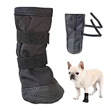 Hundeschuhe Pfotenschutz Outdoor,Hundesocken Anti Rutsch Wasserdicht...