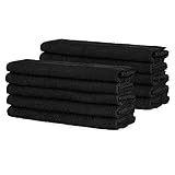 10er Pack Frottier Gästetücher Set 30x50 cm | 100% Baumwolle| 10x...