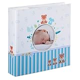 Hama Babyalbum Tim, Einsteckalbum für 200 Fotos im Format 10x15,...