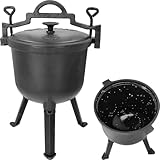 BROWIN® Gusseiserner Jagdkessel 330516 | 8 Liter | 40 cm Höhe | mit...