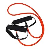 PENIKOKO Elastisches Fitnessband Widerstandsband mit Griffen für Frauen...
