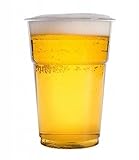 Bierbecher Trinkbecher Einweg 0,4L Ausschankbecher 400ml Plastikbecher klar...