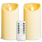 YIWER Flammenlose LED-Kerzen, batteriebetriebene flackernde Kerzen für den...