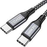 RAVIAD USB C auf USB C Kabel 2M, 100W USB C Kabel PD Schnellladekabel Nylon...
