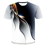 Regular Fit Basic Slim Fit T-Shirt für Herren 3D Neuheit T-Shirts Herren...