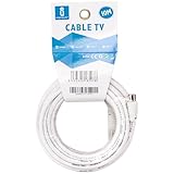 Glowster TV-Kabel, 10 m, Weiß