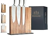 WALDLAND Premium Messerblock ohne Messer – Messerblock magnetisch aus...