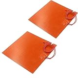Rukurmo 2-Teiliges Silikonkautschuk-Heizkissen, Heizdecke, Flexible Matte,...