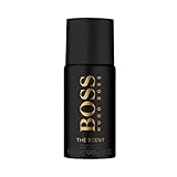 BOSS THE SCENT Deo Spray für Herren, orientalischer Duft mit Leder-Noten...