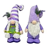 Micozy 2PC Muttertag GNOME Plüsch Geschenke für Frauen, lila Lavendel...