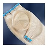 Extensions, Extensions, Echthaar, unsichtbar, mit Klebeband, Remy-Haar, 30...