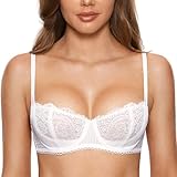DOBREVA Damen Dirndl BH Push Up Balconette Spitzen BH Große Größen Sexy...