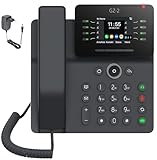 GEQUDIO IP Telefon GZ-2 mit Netzteil - Fritzbox, Telekom kompatibel -...