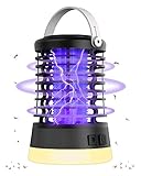 Insektenvernichter Elektrisch Mückenschutz Fliegenfalle, Wasserdicht IPX6,...