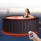 Miweba MSpa Whirlpool Outdoor | Aurora mit LED Beleuchtung - 6 Personen...