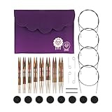KnitPro Symfonie Deluxe Austauschbare Nadelspitzen Set 5' (13cm) | 8...