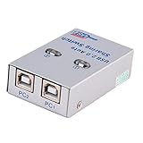 axGear 2 Port USB 2.0 Auto Sharing Switch HUB für Drucker Scanner Tastatur...