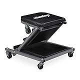 Relaxdays Rollbrett Werkstatt, 150 kg, 2in1 Rollsitz & Werkstattliege,...