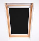 Bloc Skylight Rollo Für Velux Dachfenster Blockout, schwarz, FK06, B48 x...