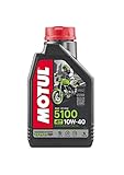 Motul 104066 Motorrad-Motoröl, 4 Takt, 10 W/40 (Teilsynth.), Anzahl 1...