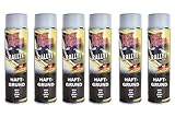 6x Haftgrund Spray Fast Finish, Grundierung, Grau 500ml, schnelltrocknend,...