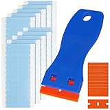 Ajerg Hair Extensions Tape Kit mit 1 Kunststoff Schaber und 10 Kunststoff...
