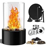 Tischplatte Feuerstelle, Tragbarer Tischkamin Rauchfrei Bioethanol...