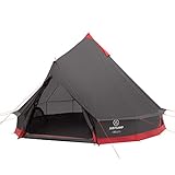 Justcamp Bell 6 Tipi Zelt für Gruppen, Familien oder Camping bis zu 6...
