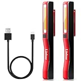 Linkax LED Arbeitsleuchte Werkstattlampe 2 Stück, Taschenlampe LED...