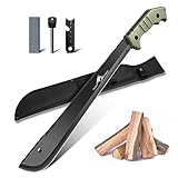 Purple Dragon Machete mit Säge und Scheide für Garten - Großes Messer...