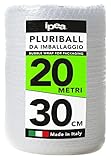 IPEA Luftpolsterfolie für Verpackung und Versand – Rolle 20 Meter x 30...