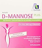 Avitale D-Mannose Plus 2000 mg Stick mit Niacin und Biotin zur Förderung...