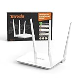 Tenda F3 N300 WLAN Router, 300Mbit/s, nur 2,4GHz, 3 * 5dBi Externe...