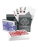 Bullets Playing Cards - 54 Plastik Pokerkarten - Doppelpack - 2 Eckzeichen...