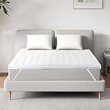 EGO HOME Matratzentopper 140x200 cm, 7 Zonen Matratze Topper mit...