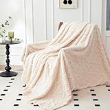 QOFLY Kuscheldecke Fleecedecke Flanell 150x200cm Decke Einfarbig Wohndecken...