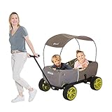 hauck Bollerwagen für 2 Kinder Eco Mobil ab 2 Jahren bis 50 kg, mit...