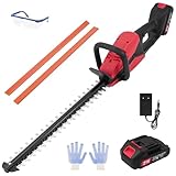 Akku Heckenschere Profi Hecken & Strauchschere, Heckenschere Elektrisch mit...