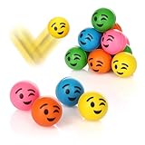 Little Lino Flummis 'Lachendes Gesicht' 25 mm 15er Pack - Buntes Mitgebsel...