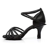 Pumps mit Absatz für Damen, offene Zehen, High Heels, Latein-Tanzschuhe,...