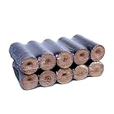 HOLZBRIKETTS NESTRO 10 kg – Premium Hartholz Briketts für Kamin & Ofen...